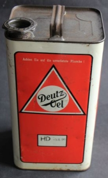 Deutz Oel 1950 Blechkanister 5 Liter "50 Jahre bewährt" (7514)